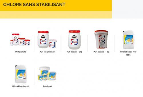 Chlore non stabilisé
